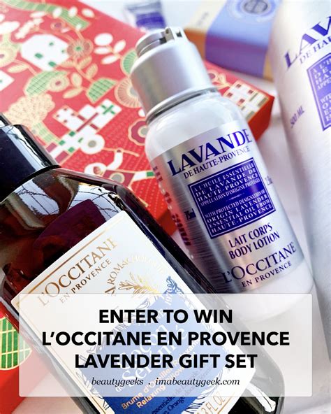 l'occitane lavender gift set